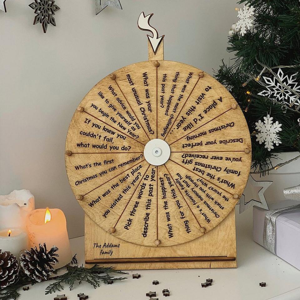 14) CelebrateWithUs Holiday Spin the Wheel Game