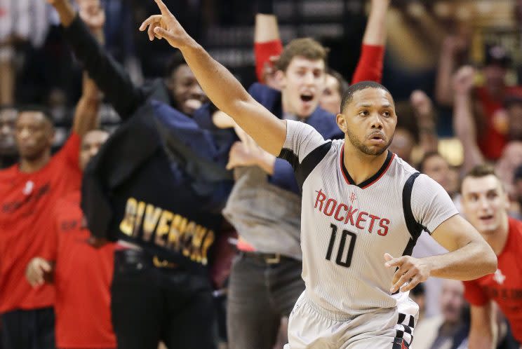 Eric Gordon and the Rockets enforced their style and got hot from long range to win Game 4. (AP)