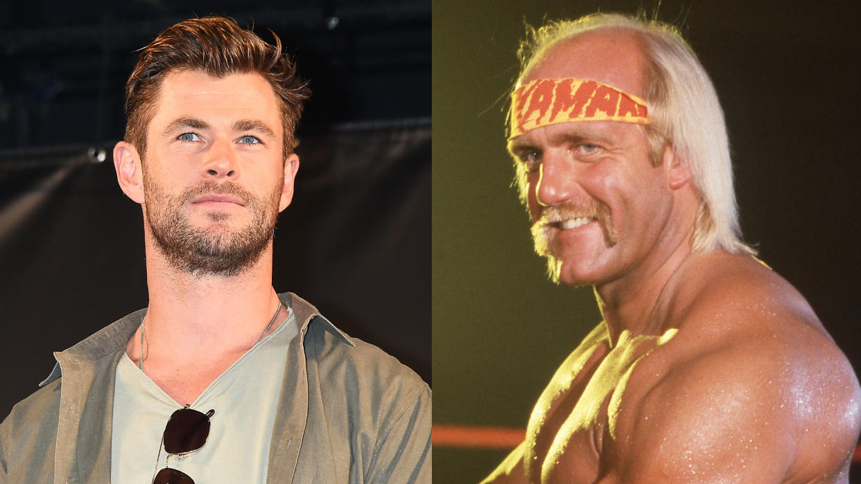 Chris Hemsworth is set to play Hulk Hogan in a biopic for Netflix. (Credit: Jun Sato/WireImage/Jean Krettler/Walt Disney Television via Getty Images)