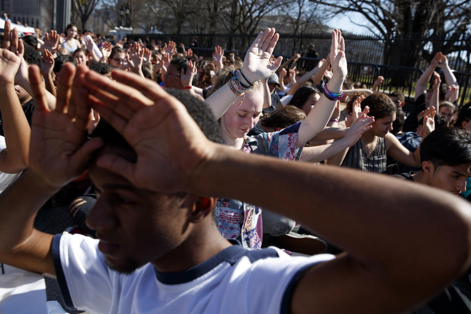 High school students across the U.S. protest gun violence