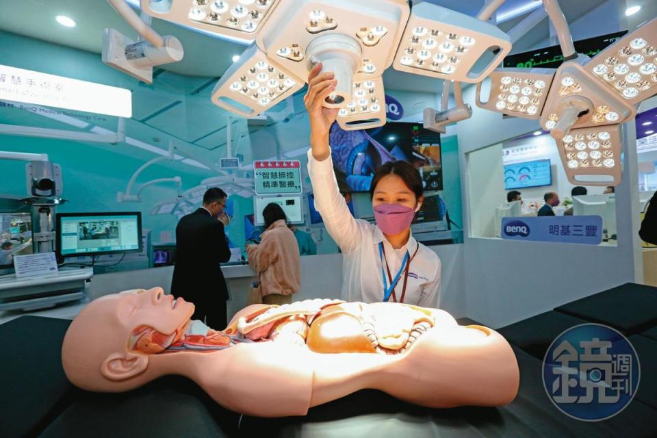 佳世達的智慧手術室相關設備，已成功出海賣給泰國的醫院，未來有望在東南亞市場遍地開花。