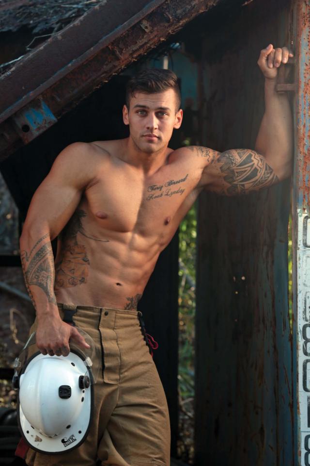 Half Naked Firefighters Strike A Pose For Charity Calendar