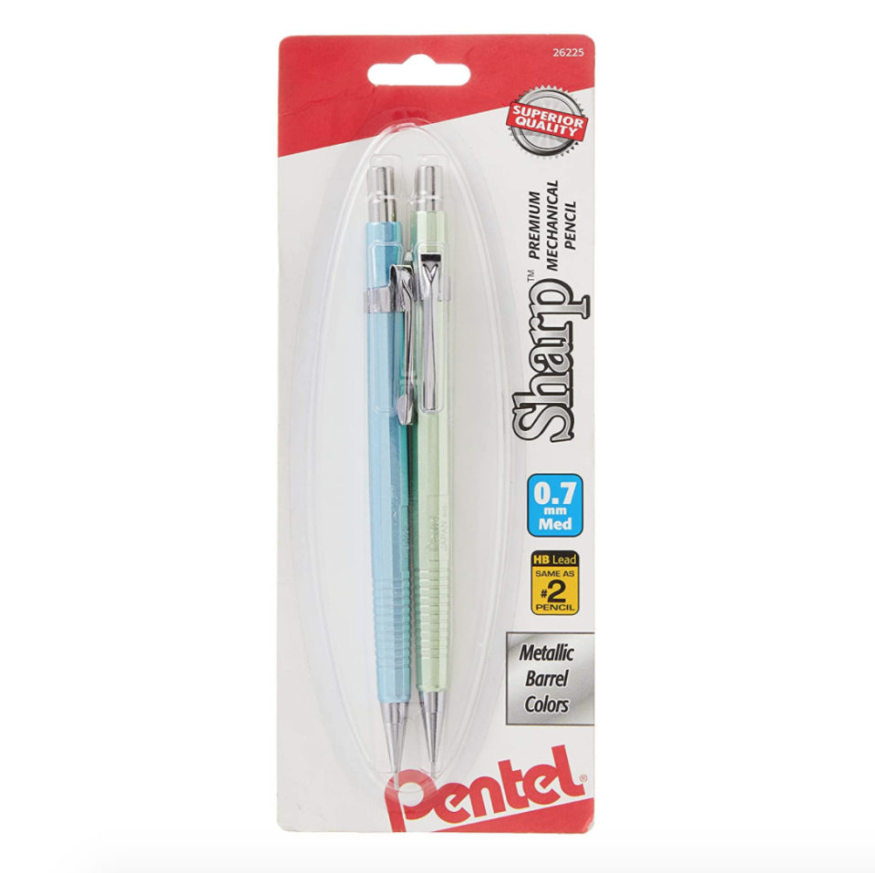 <p><strong>Pentel</strong></p><p>amazon.com</p><p><strong>$12.40</strong></p><p><a href="https://www.amazon.com/dp/B071VP9NK2?tag=syn-yahoo-20&ascsubtag=%5Bartid%7C10055.g.33496895%5Bsrc%7Cyahoo-us" rel="nofollow noopener" target="_blank" data-ylk="slk:Shop Now;elm:context_link;itc:0;sec:content-canvas" class="link ">Shop Now</a></p><p>As anyone who's ever taken a standardized test already knows firsthand, having a reliable #2 pencil on hand can only be helpful. </p>