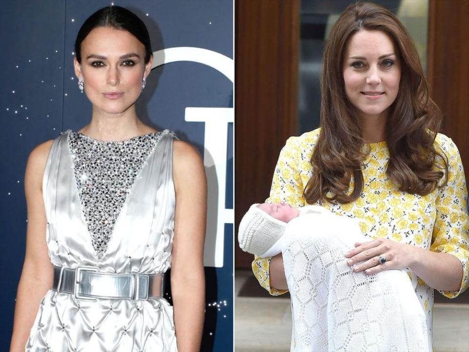 Keira Knightley and Kate Middleton