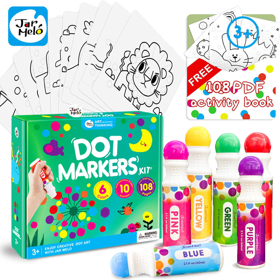 Jar Melo Washable Dot Markers. (Photo: Lazada SG)