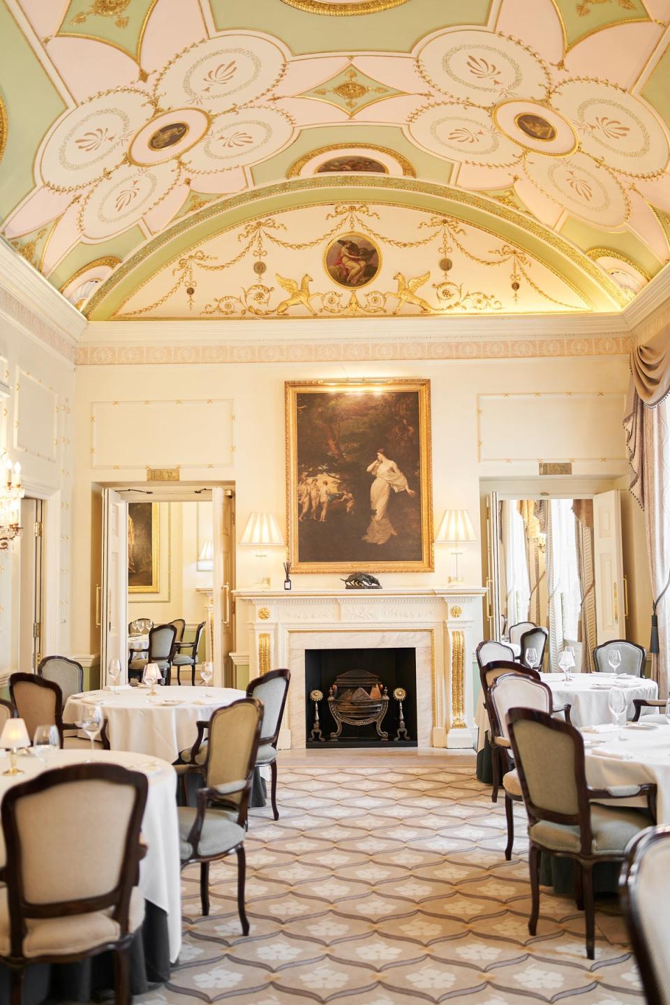 The ornate Wellington Room of Crockfords remains as it was in its casino days (Genting Casinos UK Ltd)