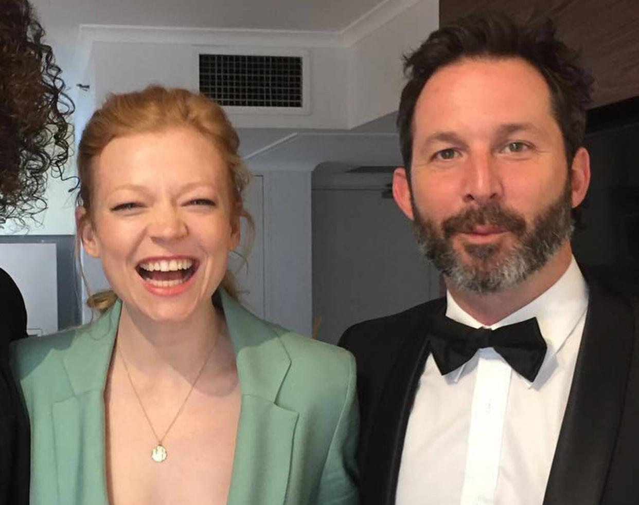 Sarah Snook and Dave Lawson