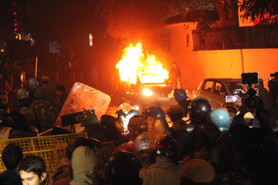 Protest Against CAA And NRC In Delhi