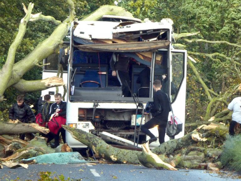 Storm Ali: Two dead after 100mph winds lash UK and Ireland