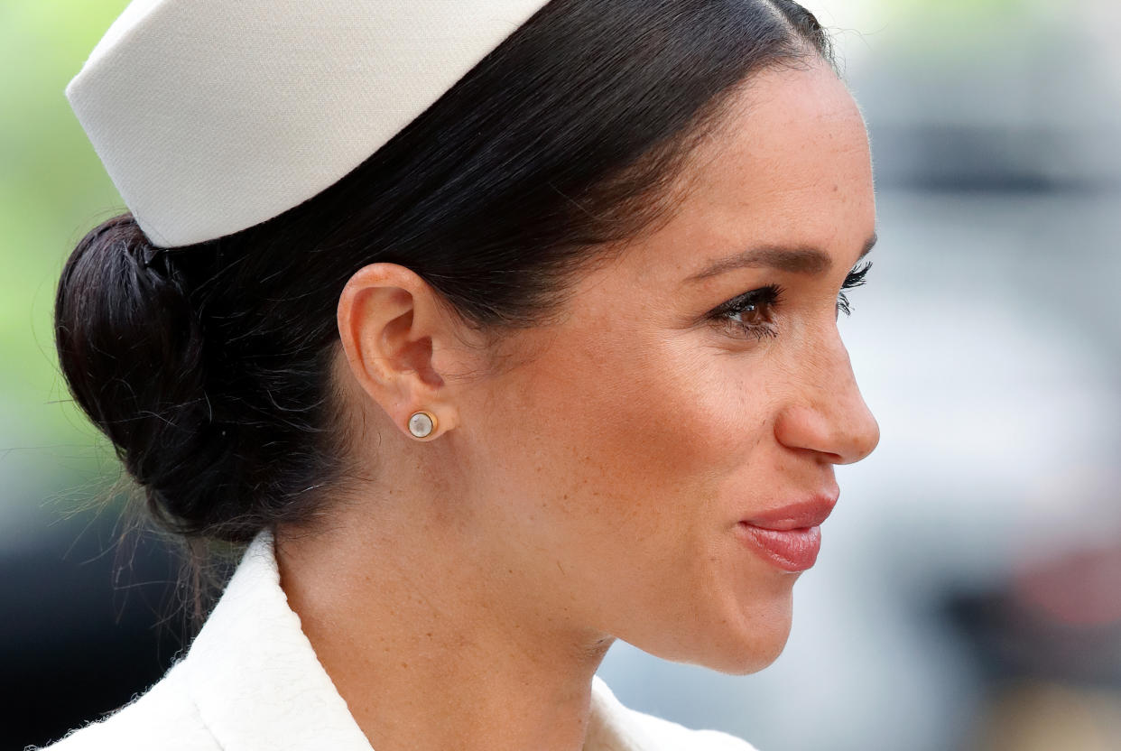 Meghan at the Commonwealth Day service on Monday [Photo: Getty]
