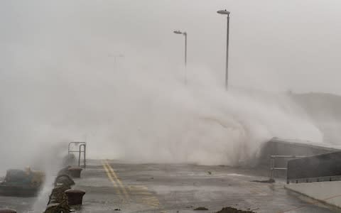  Ophelia hits Schull, Ireland  - Credit: Andy Gibson/Alamy