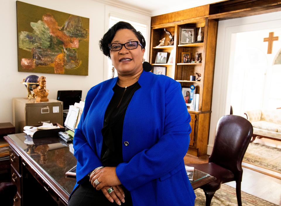 Carmen Moore-Zeigler of the Moore Zeigler Group is shown in her offices in Montgomery, Ala., on Friday May 21, 2021.