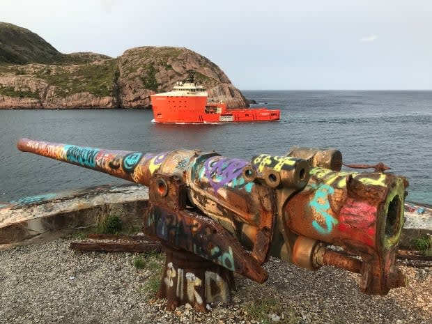 The Atlantic Griffon enters St. John's Harbour in September. The offshore tug/supply ship is operated by Atlantic Towing. A year ago, there was a fleet of 17 supply ships serving the Newfoundland and Labrador offshore oil industry, but the number has since dropped to six.