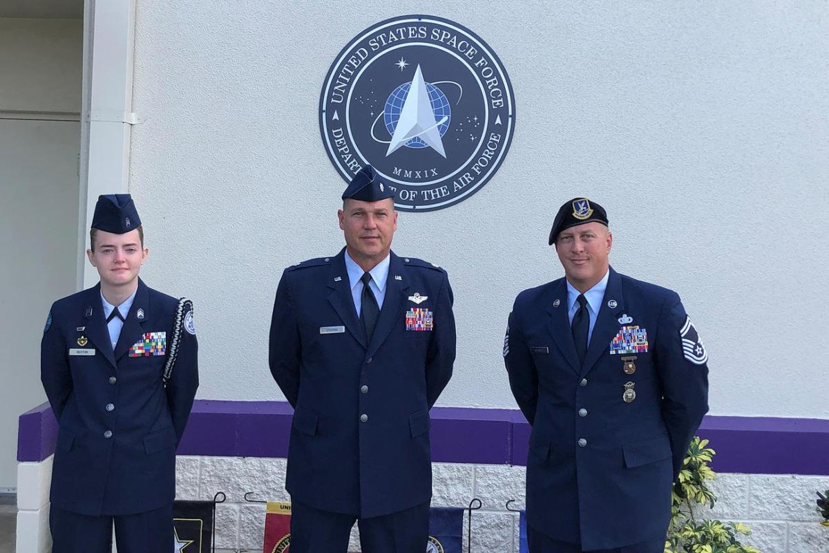 What Converting from the Air Force to Space Force Means for One JROTC Unit