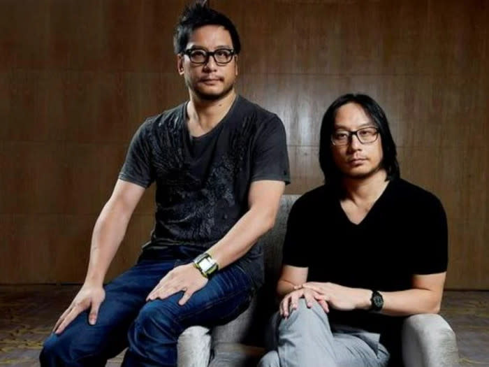 Danny (right) is one-half of the Pang Brothers filmmaking duo