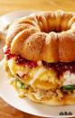 <p>Got a lot of leftovers (or a <em>giant</em> appetite)? A Bundt pan and pre-made crescent dough will help you make a leftover turkey sandwich of epic proportions. <br><br>Get the <strong><a href="https://www.delish.com/cooking/recipe-ideas/a25053000/giant-thanksgiving-leftover-sandwich-recipe/" rel="nofollow noopener" target="_blank" data-ylk="slk:Giant Thanksgiving Leftover Sandwich recipe;elm:context_link;itc:0;sec:content-canvas" class="link ">Giant Thanksgiving Leftover Sandwich recipe</a></strong>.</p>