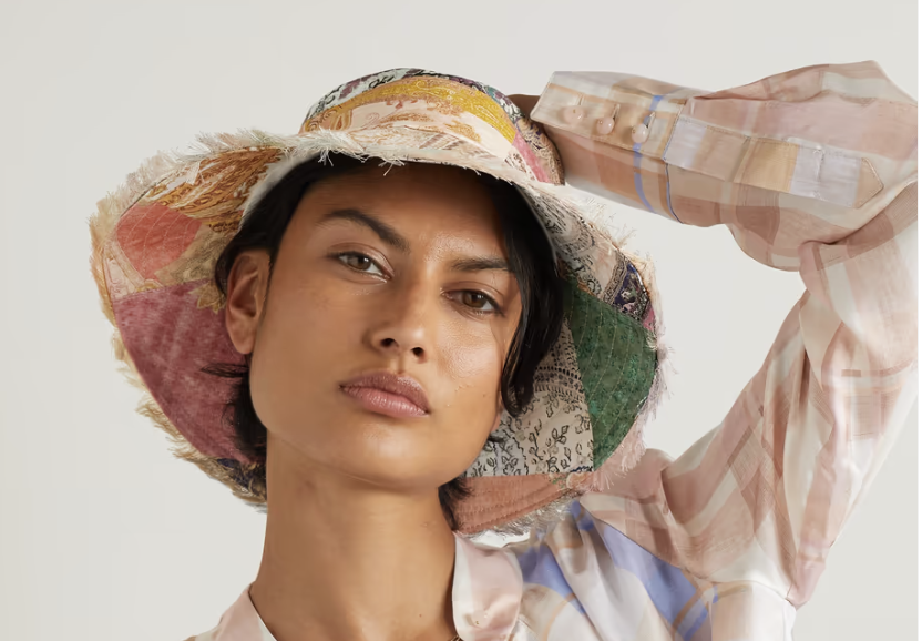 Zimmerman frayed paisley-print linen bucket hat. PHOTO: Net-A-Porter