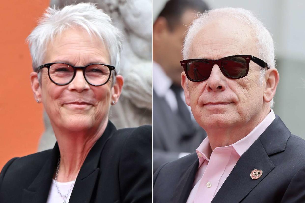 <p>Axelle/Bauer-Griffin/FilmMagic; Rodin Eckenroth/Getty</p> Jamie Lee Curtis (left) and Christopher Guest on April 19