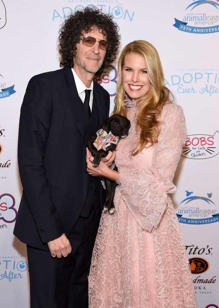 Howard Stern and Beth Ostrosky Stern