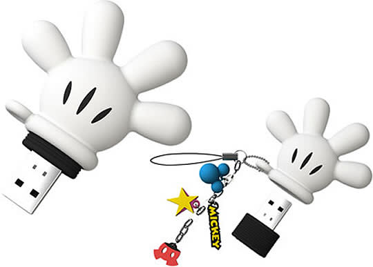 Mickey Mouse Glove USB Flash Drive