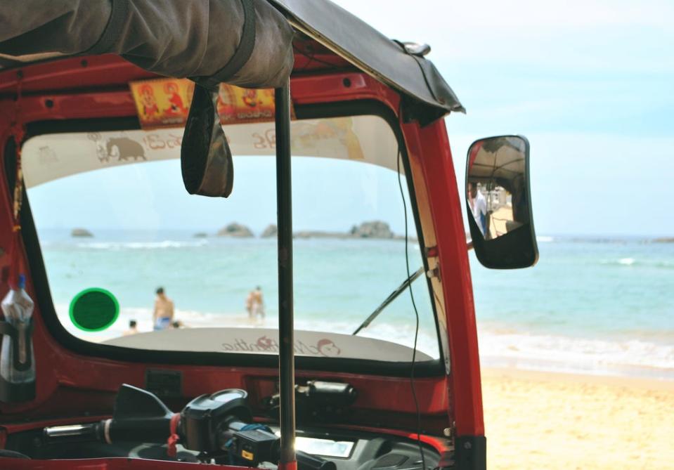 The picturesque beaches at Ahangama, Sri Lanka, are best reached by TukTuk (Unsplash)