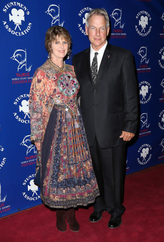 Mark Harmon and wife<p>Getty</p>