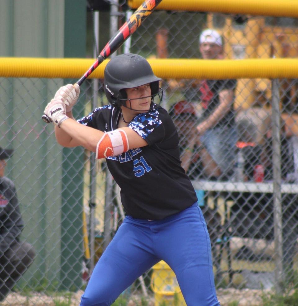 Senior Natalie Wandrie homered 24 times during her final campaign with Inland Lakes softball.