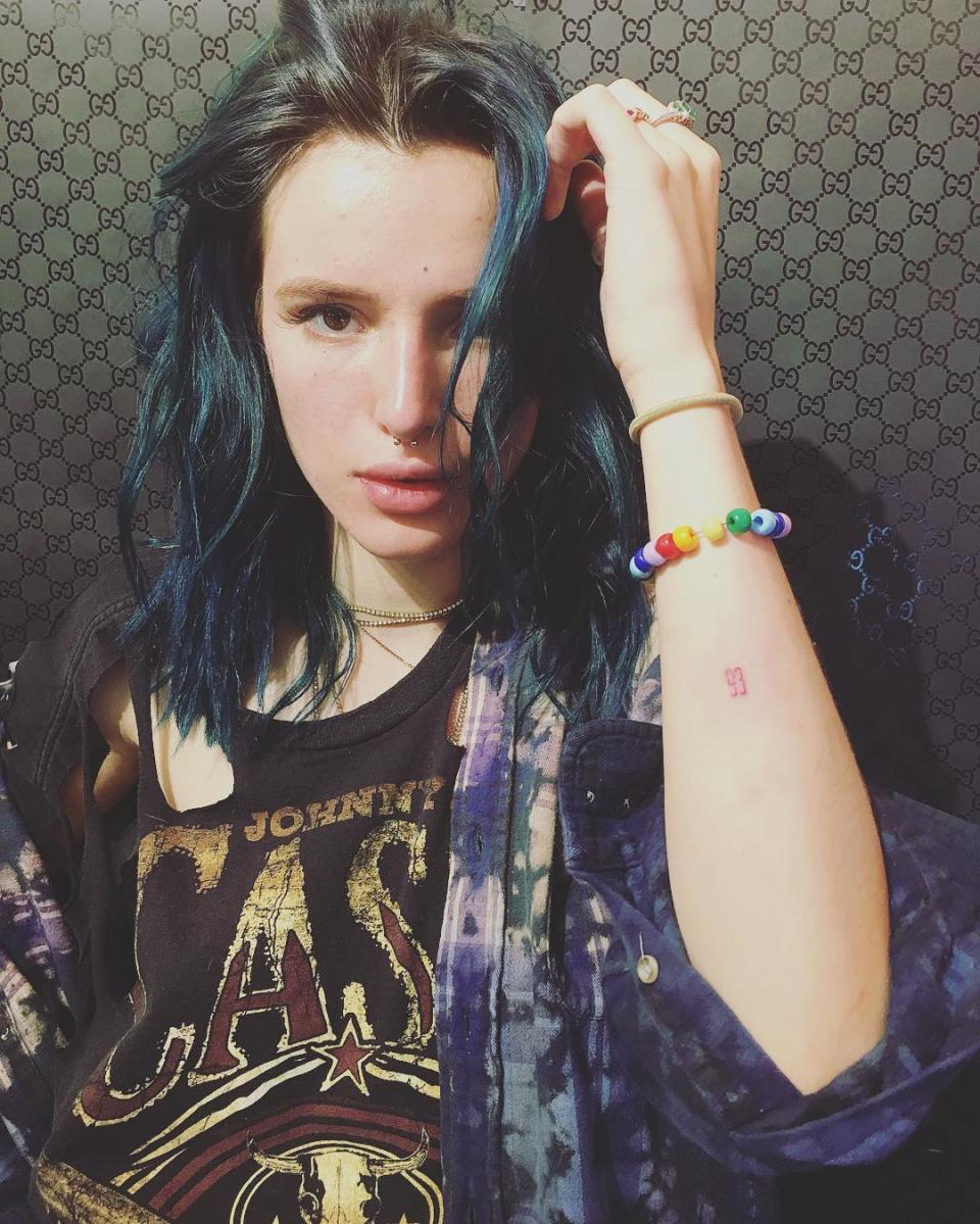 Bella Thorne’s Tiny ‘93’ Tattoo