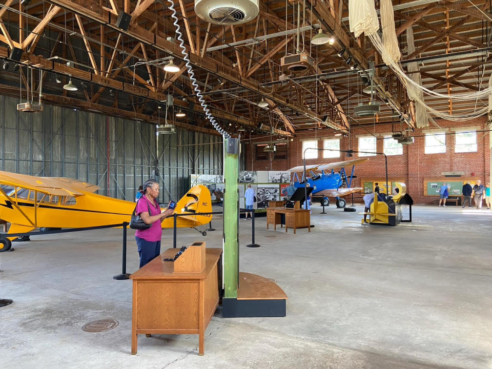 A hangar at the Tuskegee Airmen National Historic Site.