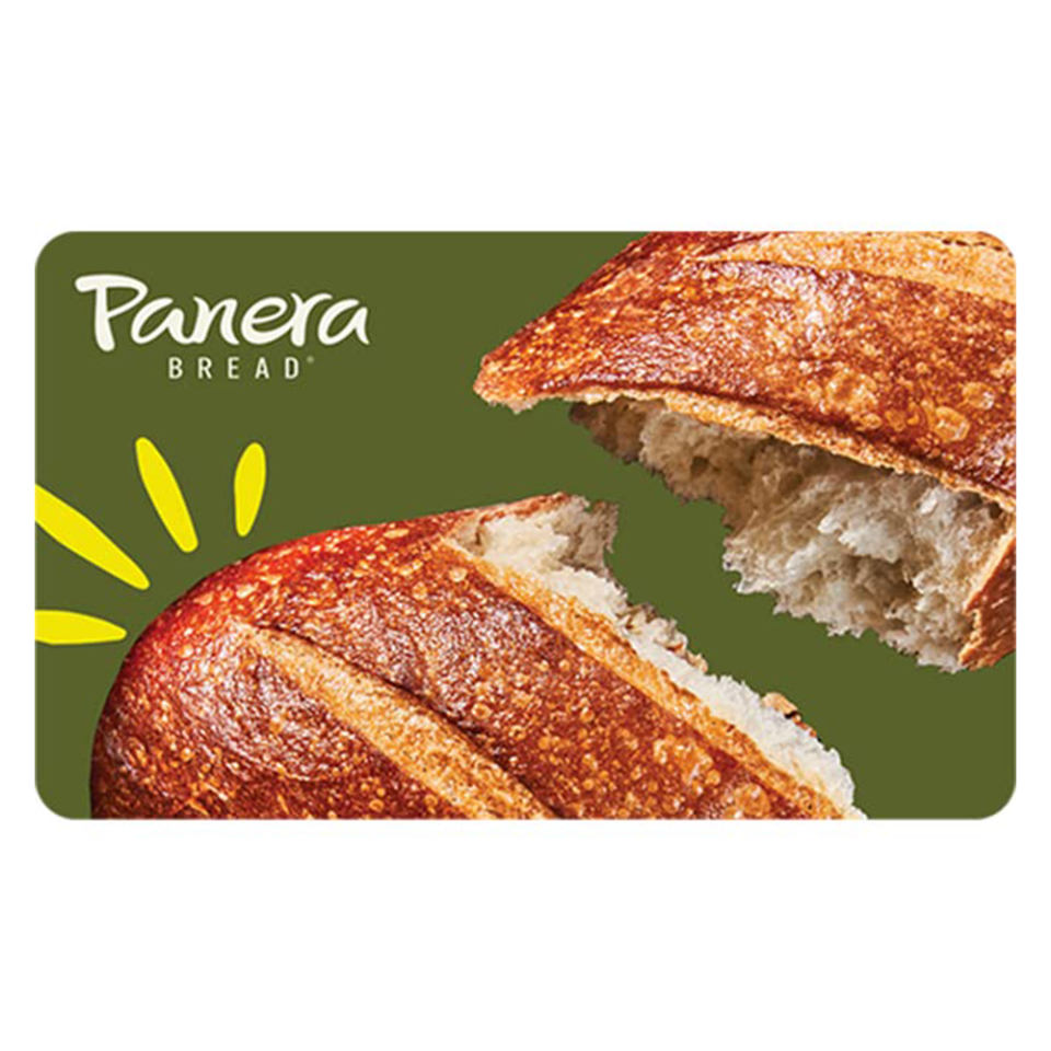 <p><a href="https://www.amazon.com/Panera-Bread-Card-mail-Delivery/dp/B07ZHYMHS1?tag=syn-yahoo-20&ascsubtag=%5Bartid%7C2089.g.44346489%5Bsrc%7Cyahoo-us" rel="nofollow noopener" target="_blank" data-ylk="slk:Shop Now;elm:context_link;itc:0;sec:content-canvas" class="link ">Shop Now</a></p><p>Gift Card</p><p>www.amazon.com</p>