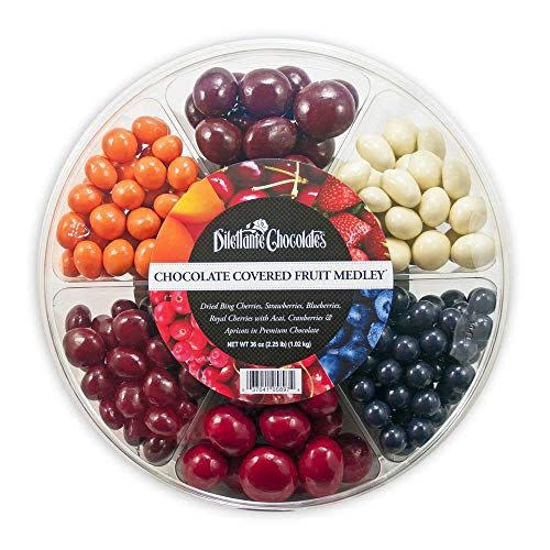 Chocolate Fruit Medley Wheel - 36oz - Dilettante