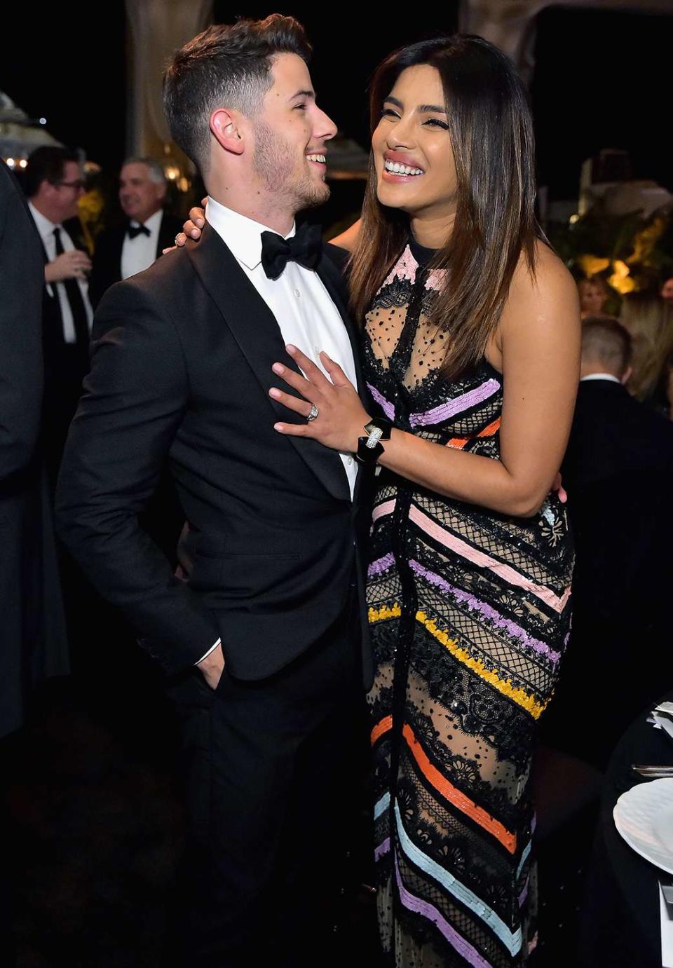 Nick Jonas and Priyanka Chopra at the Learning Lab Ventures Gala