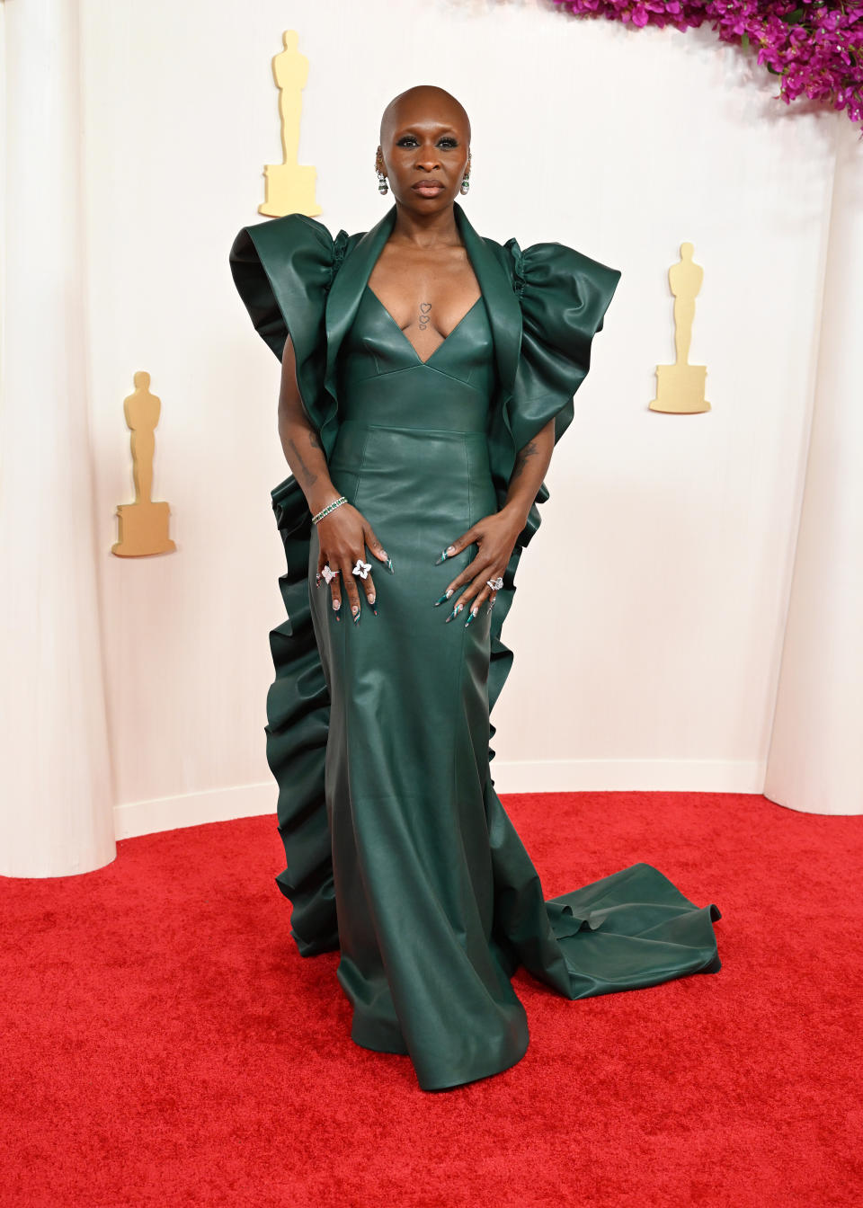 Cynthia Erivo at the 96th Annual Oscars held at at the Ovation Hollywood on March 10, 2024 in Los Angeles, California. (Photo by Gilbert Flores/Variety via Getty Images)