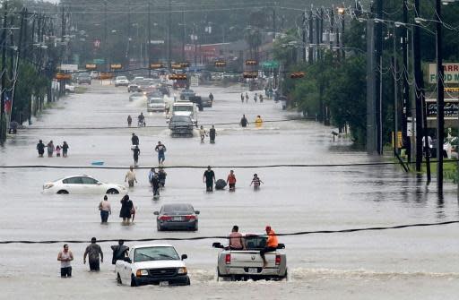 Houston shelters overwhelmed as Louisiana braces for monster storm