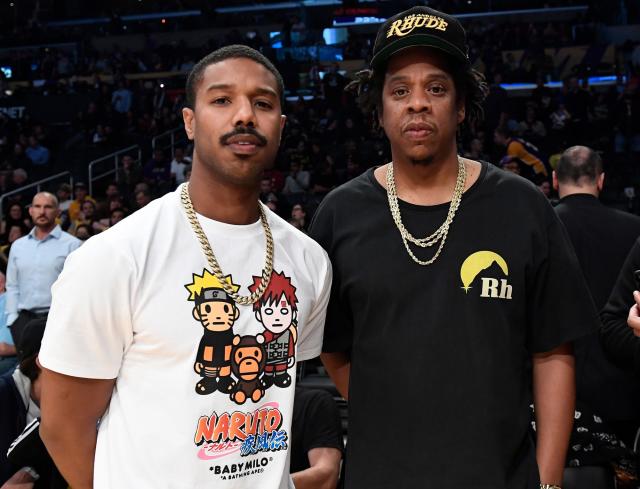 Jay-Z Has A Guys Night Out At The Lakers Game