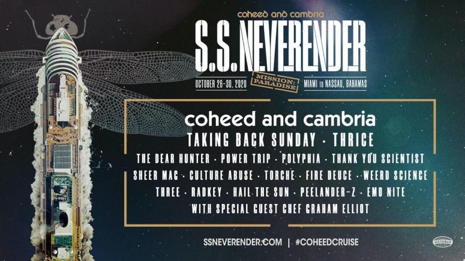 Coheed and Cambria cruise lineup