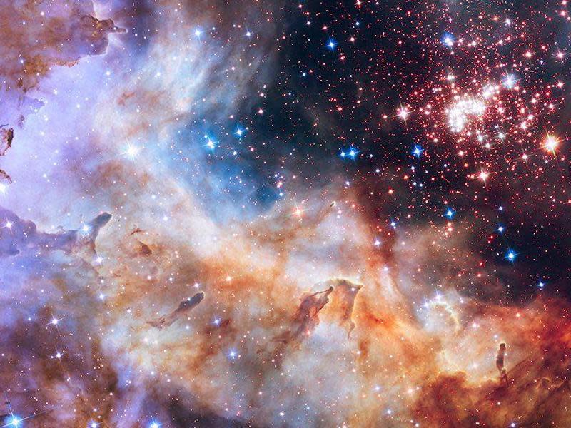 3000 Sterne gehören zum Sternenhaufen Westerlund 2. Foto: Nasa/Hubble