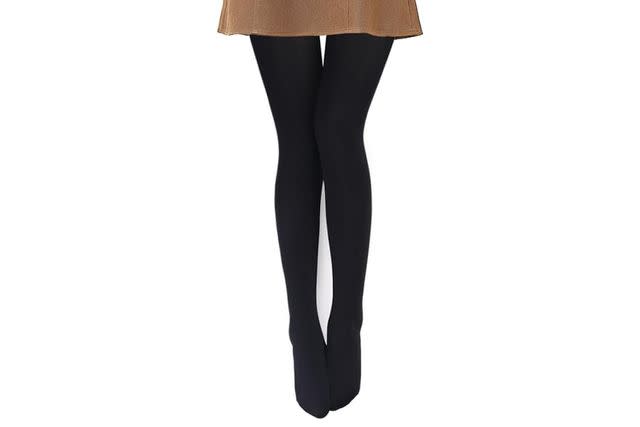 MeMoi Portland Side Cable Knit Sweater Tights