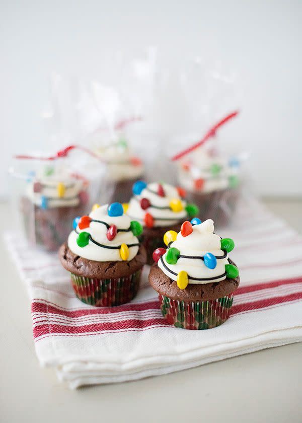 Christmas Light Cupcakes