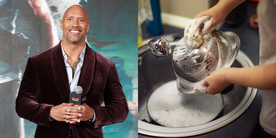 Dwayne Johnson, Dish Washer