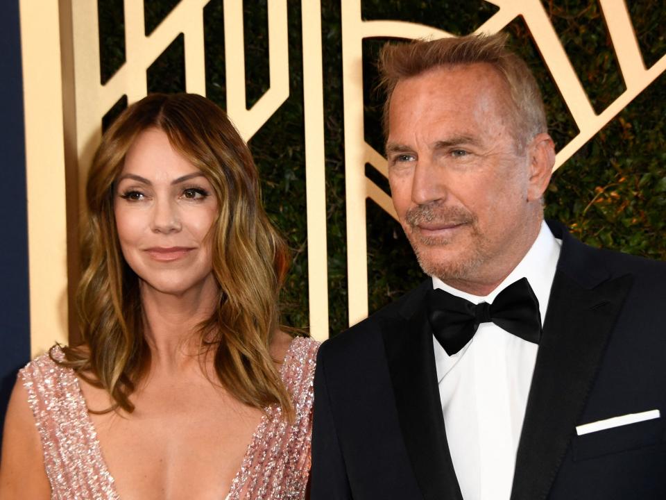 Kevin Costner and Christine Baumgartner