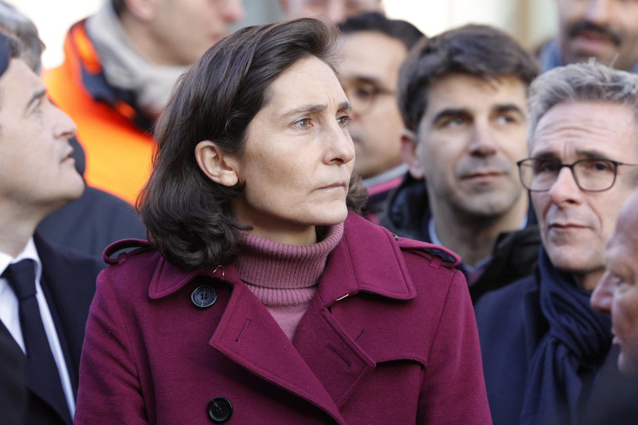 Amélie Oudéa-Castéra, le 15 janvier 2024. 