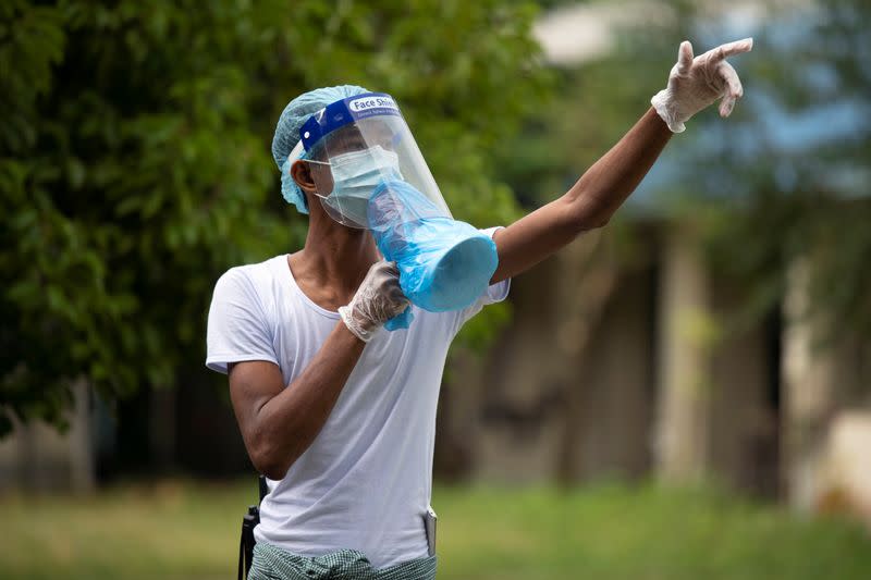 The outbreak of the coronavirus disease (COVID-19), in Yangon