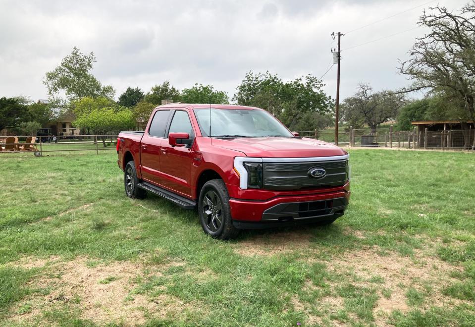 The Ford F-150 Lightning.