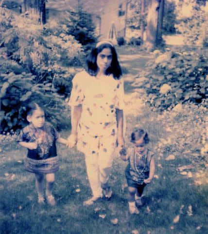 <p>Maya Harris Instagram</p> Kamala harris with her mom, Shyamala Gopalan Harris, and her sister Maya Harris.