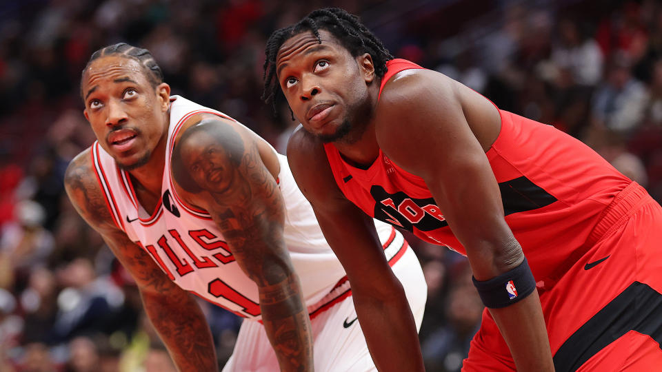 The Raptors and Bulls should be in the same tier again this NBA season. (Photo by Michael Reaves/Getty Images)