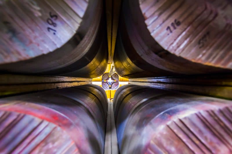 Muon g-2 particle storage ring in the MC-1 Building (Cindy Arnold)