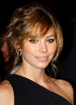 Jessica Biel at the Hollywood premiere of New Line Cinema's Blade: Trinity