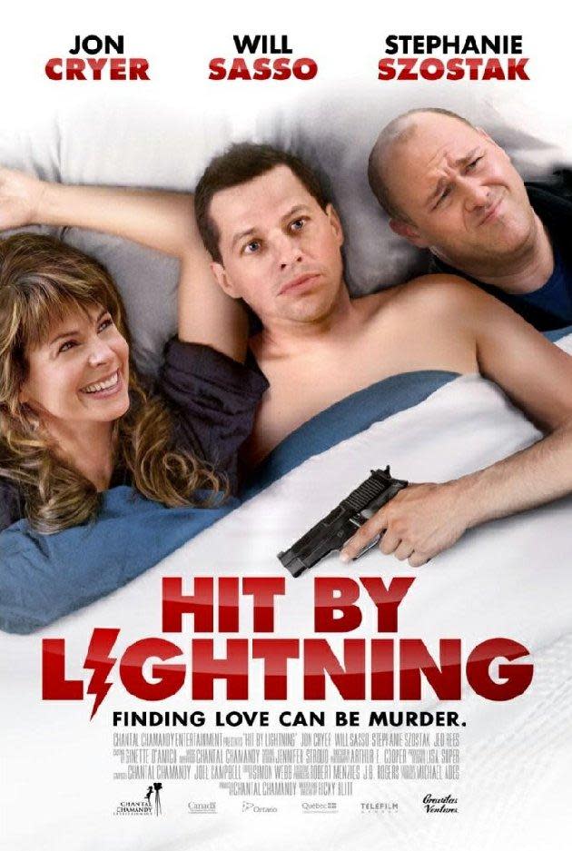 The poster for Hit By Lightning.