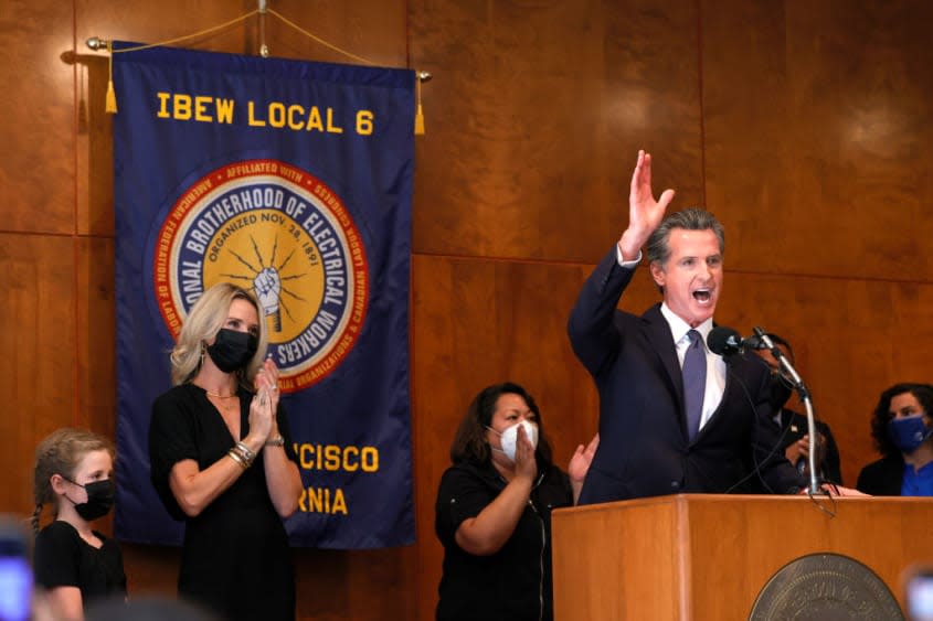 Gavin Newsom.